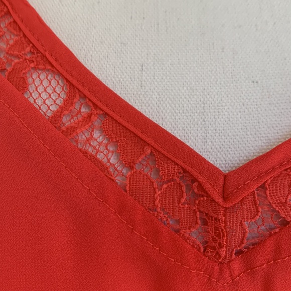 TORRID Pink Lace Georgette Tank - Picture 11 of 14